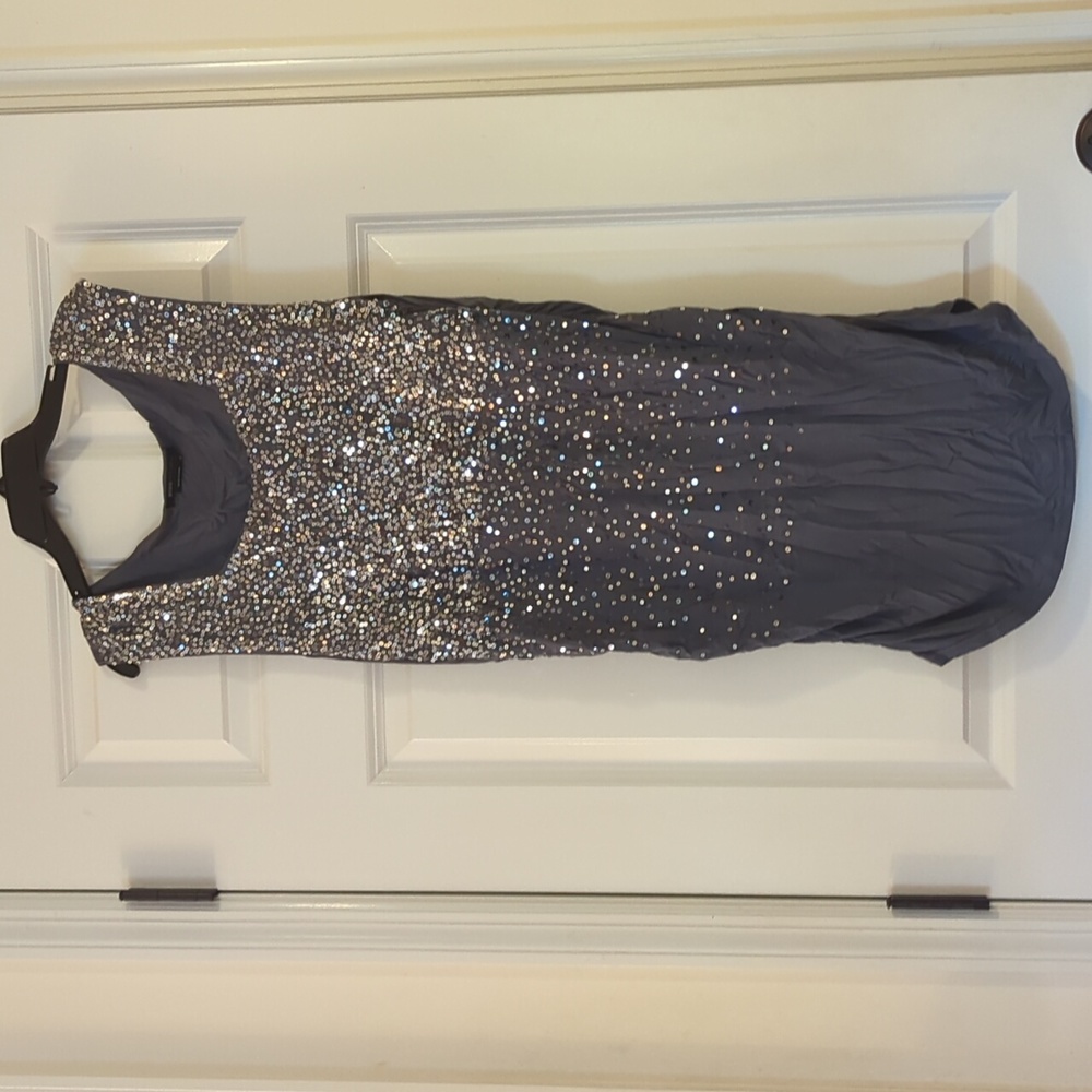 Gray Sequined BCBG Dreas